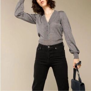 Rouje Phoebe Knit V-Neck Top